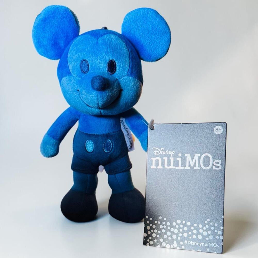 Disney Parks 2026 nuiMOs Mickey Mouse Logo Mania Last Day Blues Plush NWT